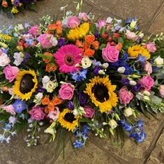 Vibrant Colours Coffin Spray